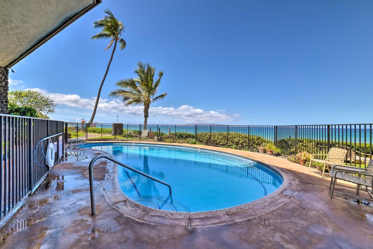 Gorgeous Oceanfront Kihei Condo With Balcony! Wailea  Kültér fotó
